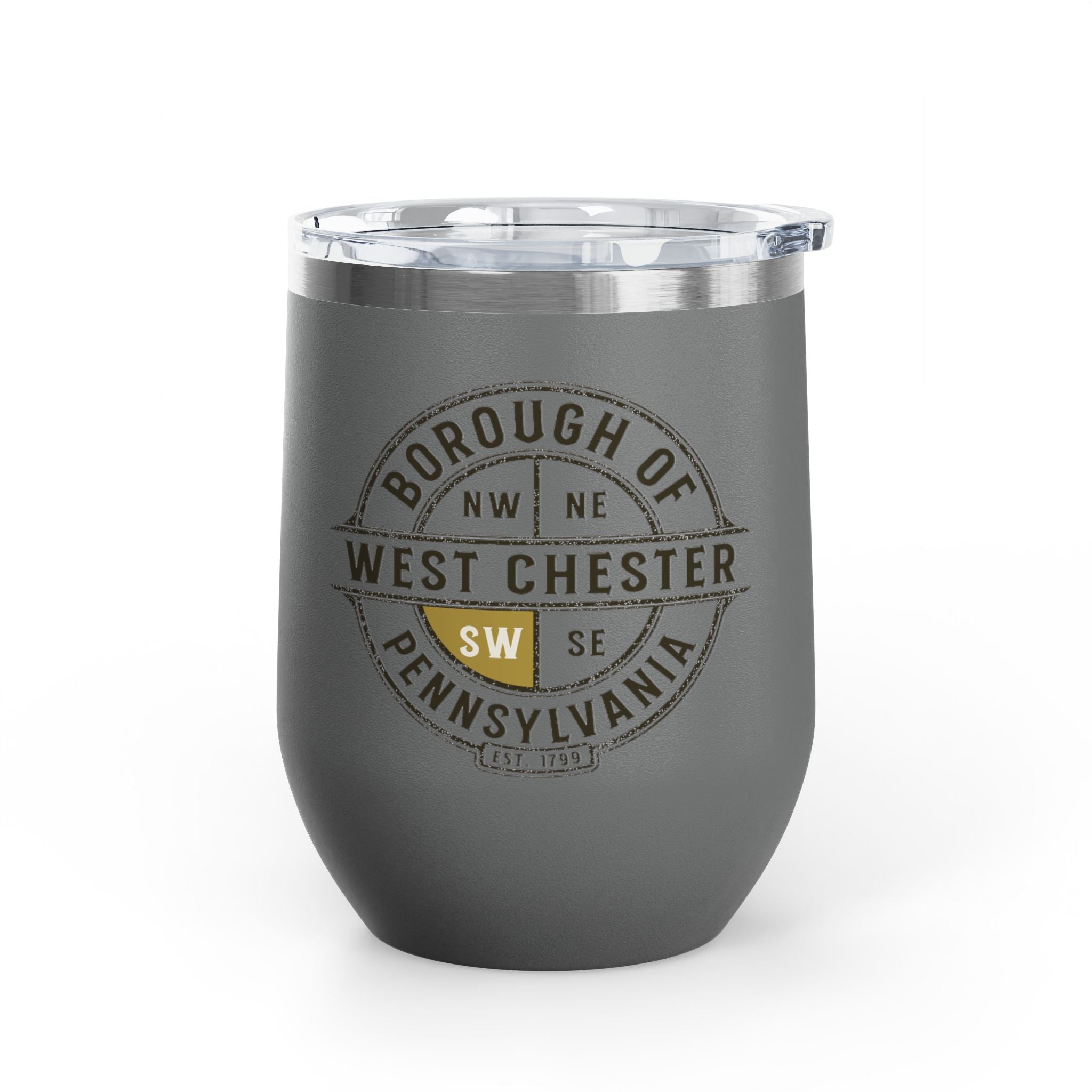 Find Your Corner Wine Tumbler - 12oz Insulated Travel Cup - SW