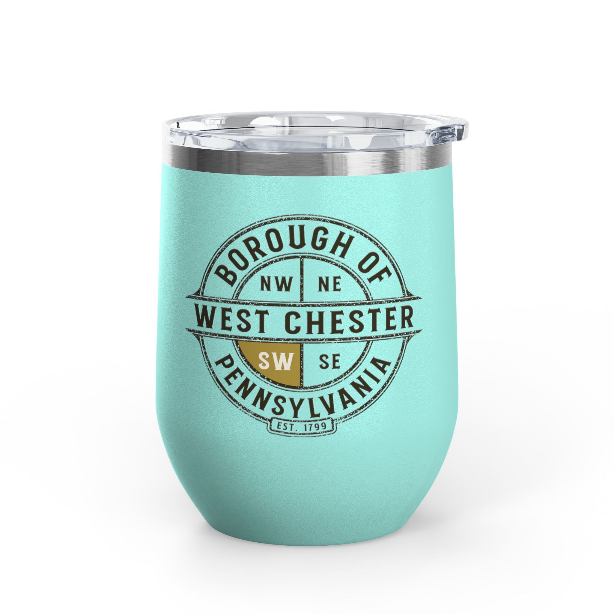 Find Your Corner Wine Tumbler - 12oz Insulated Travel Cup - SW