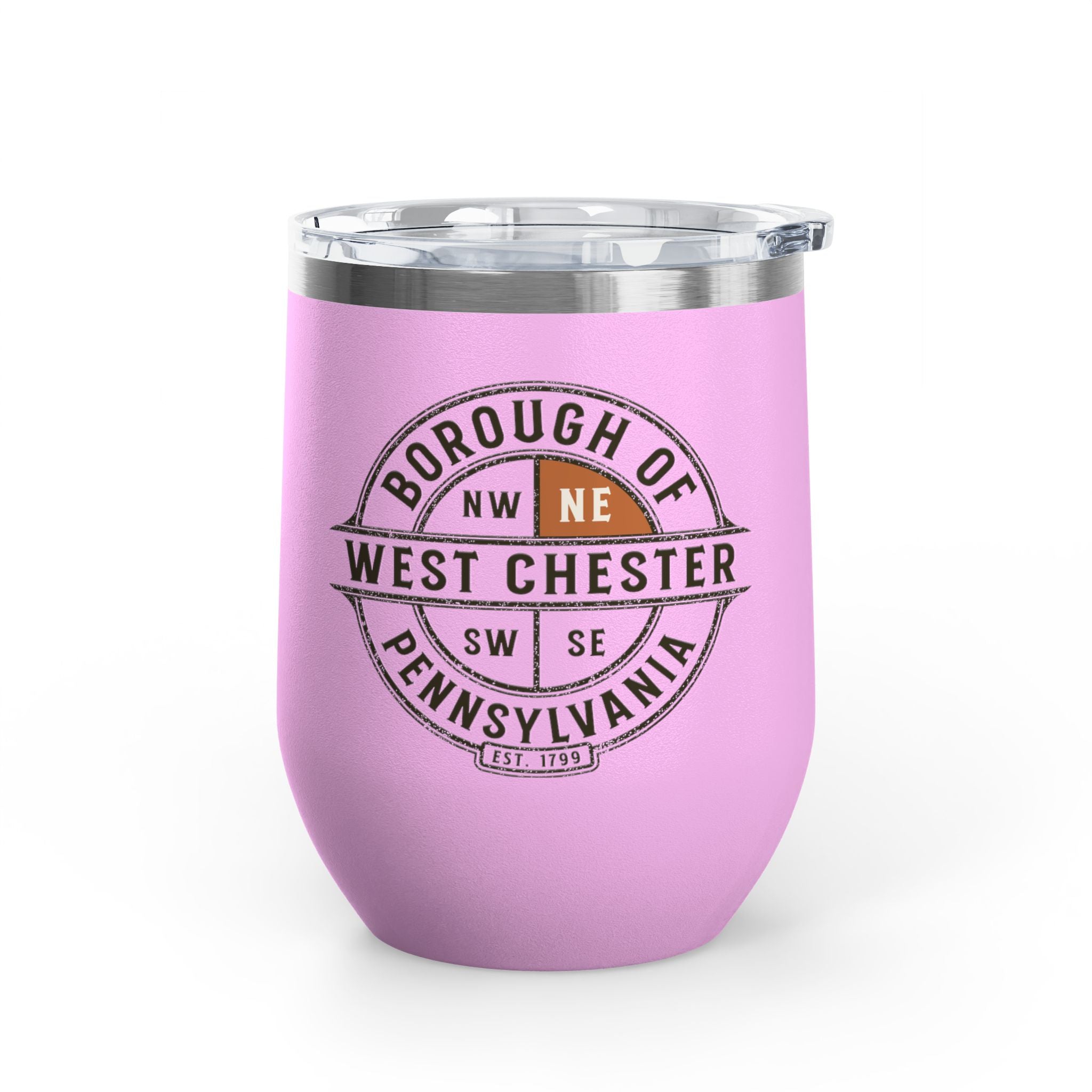 Find Your Corner Wine Tumbler - 12oz Insulated Travel Cup - NE