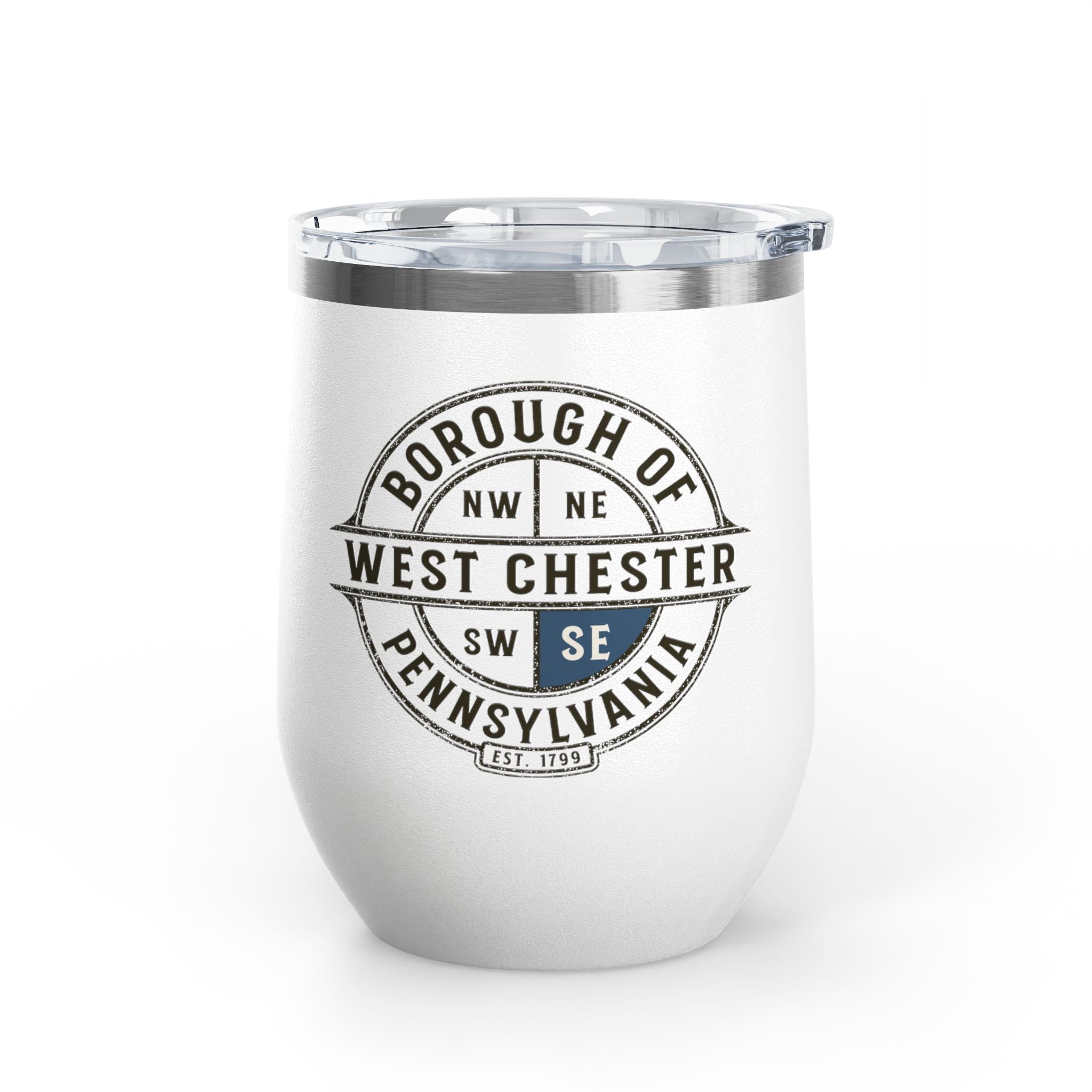 Find Your Corner Wine Tumbler - 12oz Insulated Travel Cup - SE