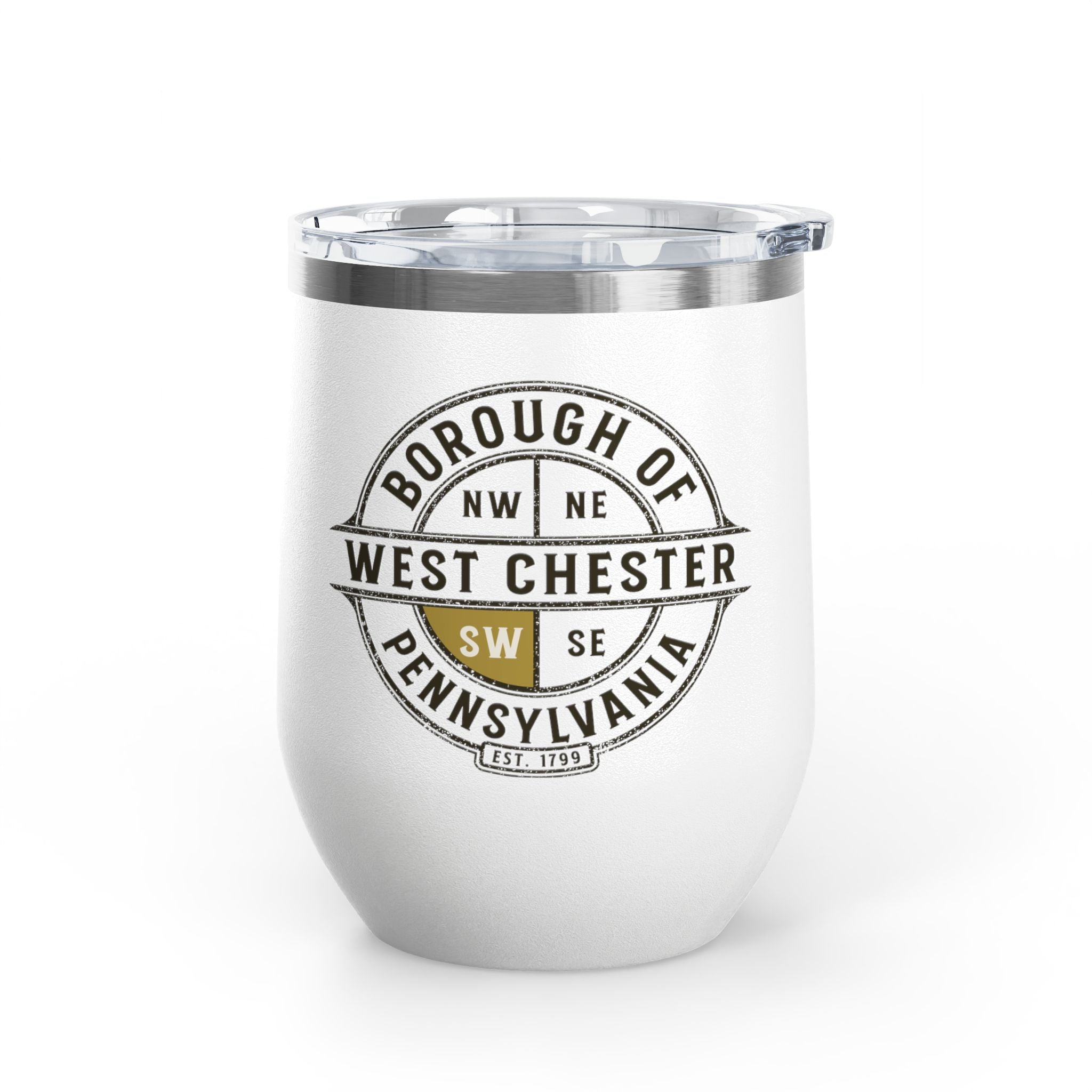 Find Your Corner Wine Tumbler - 12oz Insulated Travel Cup - SW