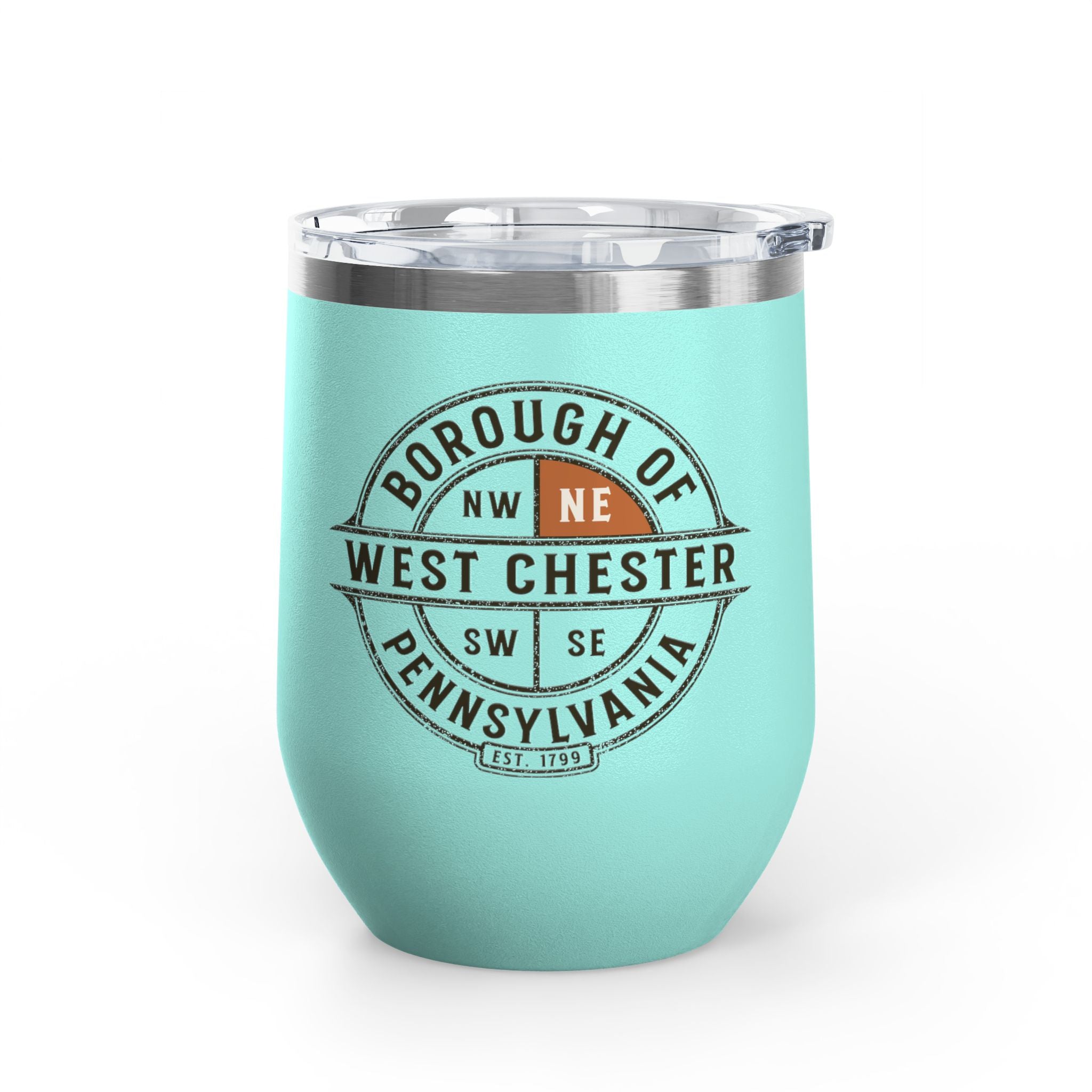 Find Your Corner Wine Tumbler - 12oz Insulated Travel Cup - NE