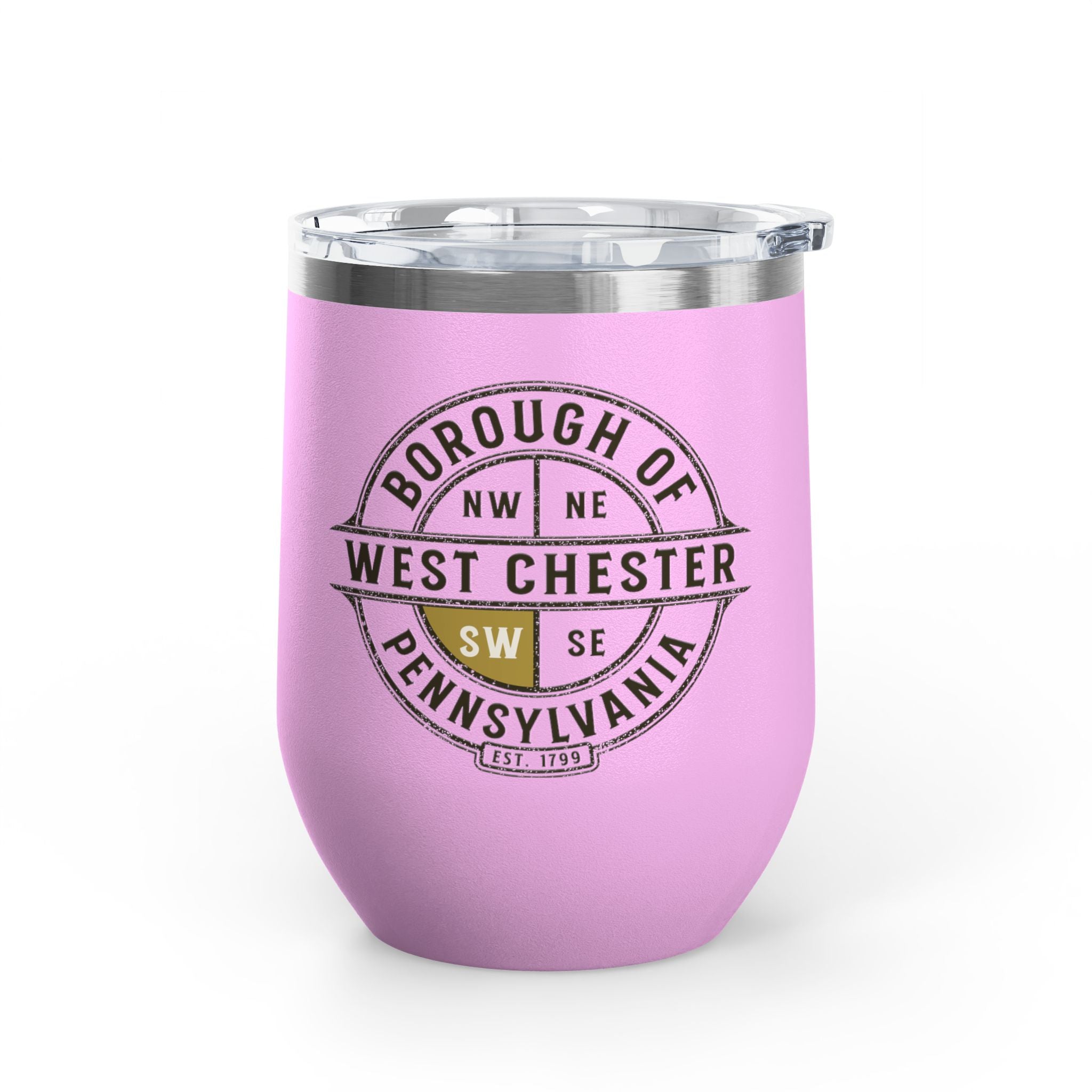 Find Your Corner Wine Tumbler - 12oz Insulated Travel Cup - SW